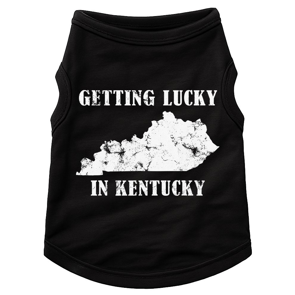 Getting Lucky In Kentucky Distressed Kentucky Doggie Tank