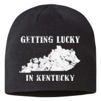 Getting Lucky In Kentucky Distressed Kentucky Sustainable Beanie