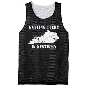 Getting Lucky In Kentucky Distressed Kentucky Mesh Reversible Basketball Jersey Tank