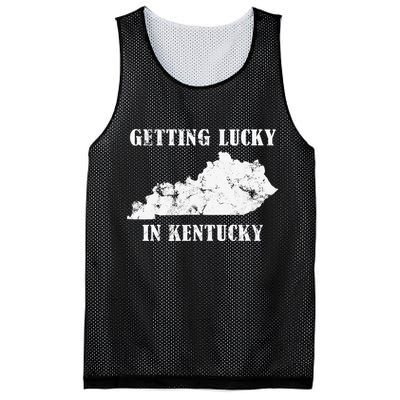 Getting Lucky In Kentucky Distressed Kentucky Mesh Reversible Basketball Jersey Tank