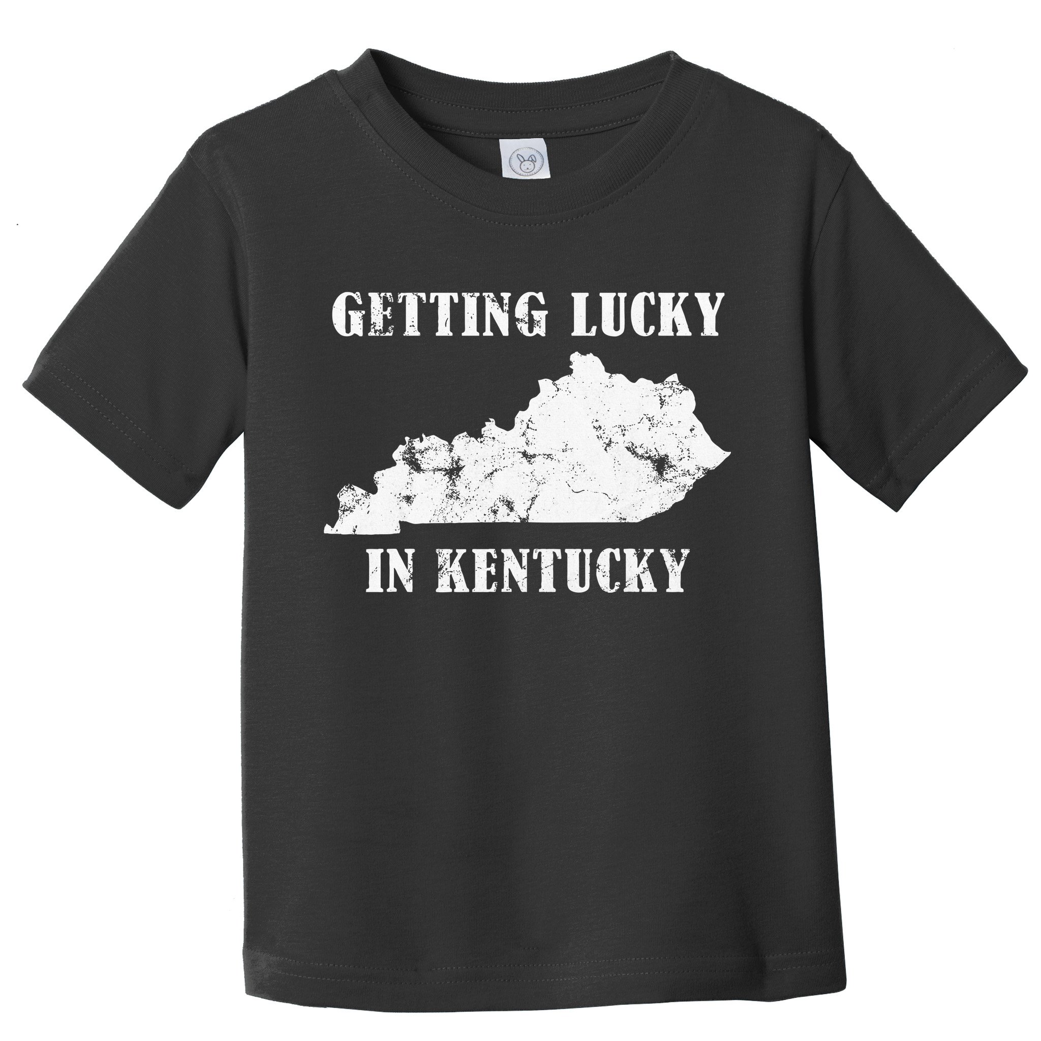 Getting Lucky In Kentucky Distressed Kentucky Toddler T-Shirt