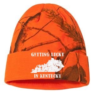 Getting Lucky In Kentucky Distressed Kentucky Kati Licensed 12" Camo Beanie