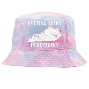 Getting Lucky In Kentucky Distressed Kentucky Tie-Dyed Bucket Hat