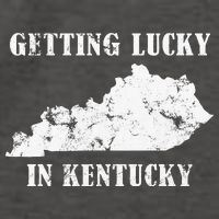Getting Lucky In Kentucky Distressed Kentucky Vector Backpack
