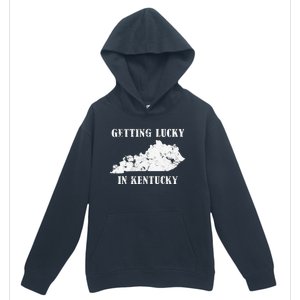 Getting Lucky In Kentucky Distressed Kentucky Urban Pullover Hoodie