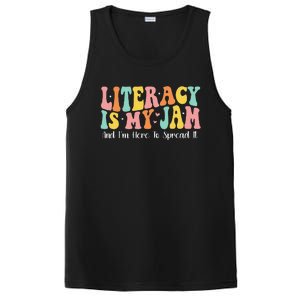 Groovy Literacy Is My Jam And IM Here To Spread It PosiCharge Competitor Tank