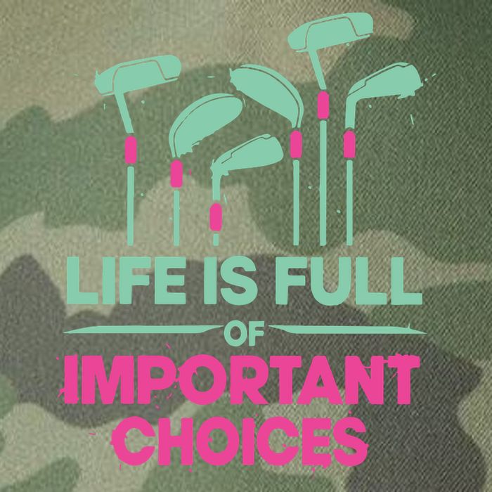 Gradient Life Is Full Of Important Choices Legacy Tie Dye Trucker Hat