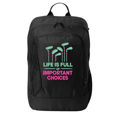Gradient Life Is Full Of Important Choices City Backpack