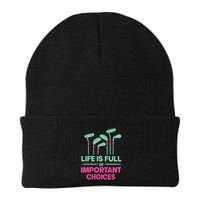 Gradient Life Is Full Of Important Choices Beanie