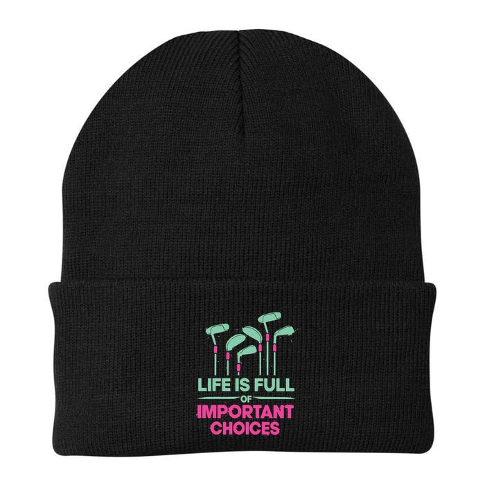 Gradient Life Is Full Of Important Choices Beanie