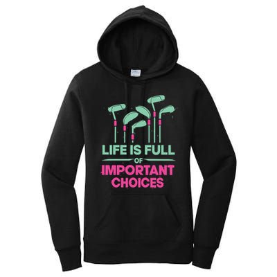 Gradient Life Is Full Of Important Choices Women's Pullover Hoodie