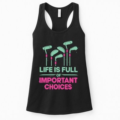 Gradient Life Is Full Of Important Choices Womens Tank Top