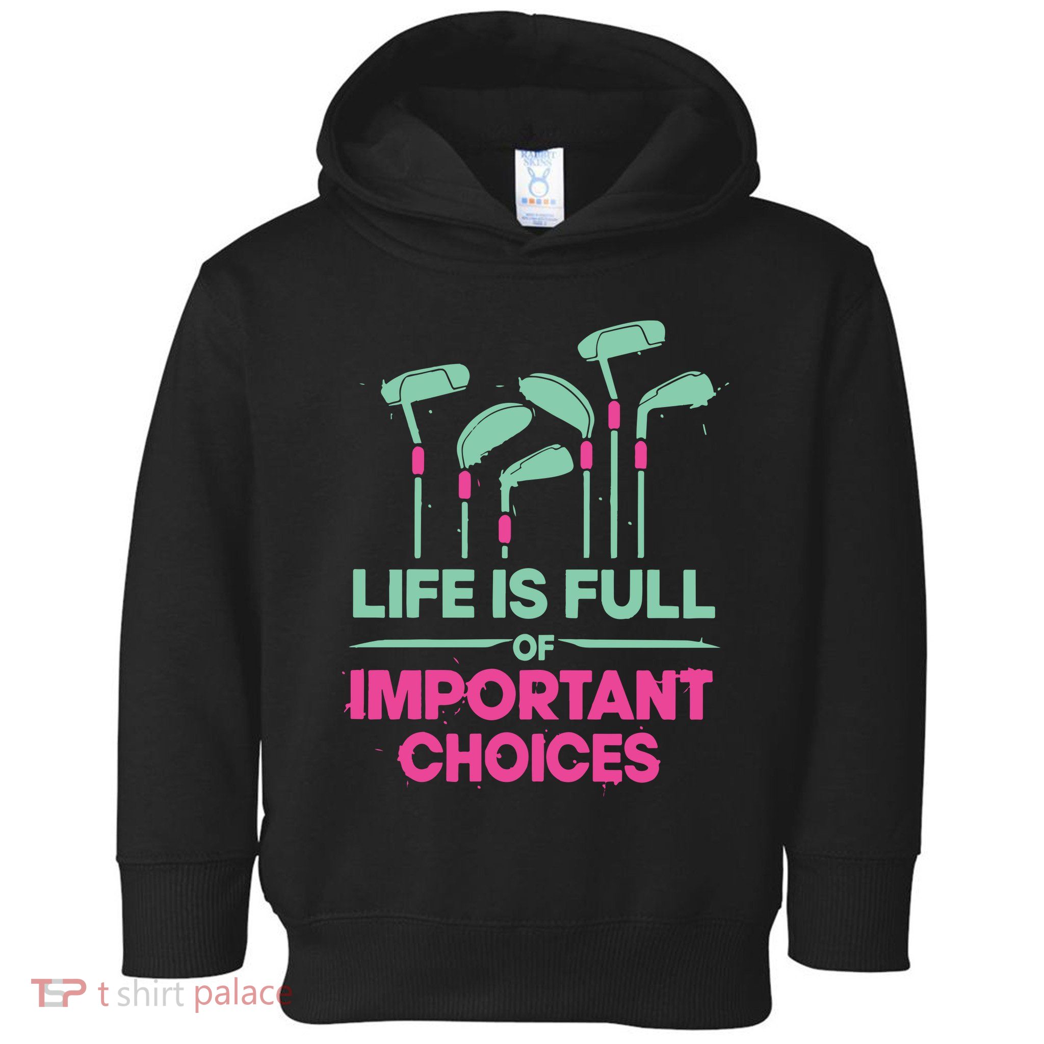 Gradient Life Is Full Of Important Choices Toddler Hoodie