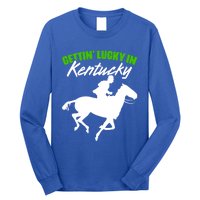 Getting Lucky In Kentucky Horse Racing Derby Horse Lovers Gift Long Sleeve Shirt