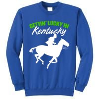 Getting Lucky In Kentucky Horse Racing Derby Horse Lovers Gift Sweatshirt