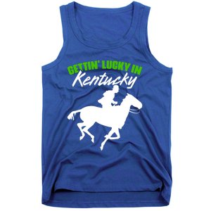 Getting Lucky In Kentucky Horse Racing Derby Horse Lovers Gift Tank Top