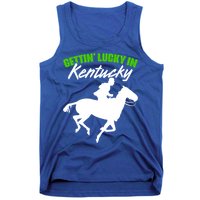 Getting Lucky In Kentucky Horse Racing Derby Horse Lovers Gift Tank Top