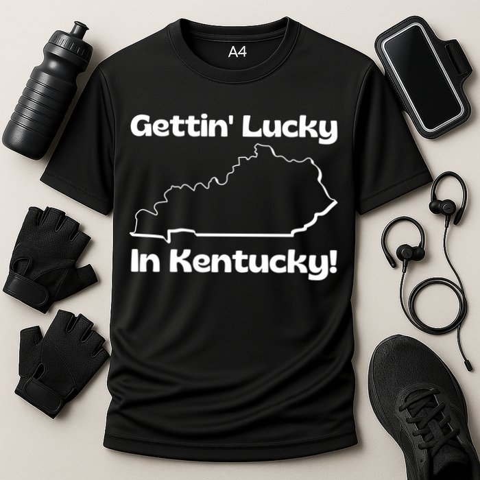 Gettin Lucky In Kentucky! School Of Rock Classic Graphic Cooling Performance Crew T-Shirt