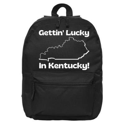 Gettin Lucky In Kentucky! School Of Rock Classic Graphic 16 in Basic Backpack