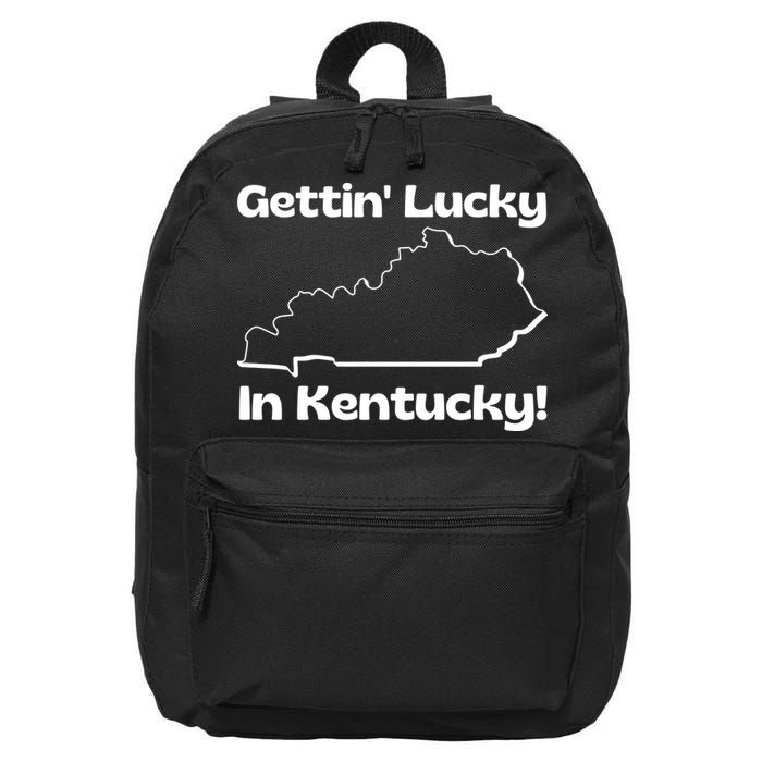 Gettin Lucky In Kentucky! School Of Rock Classic Graphic 16 in Basic Backpack