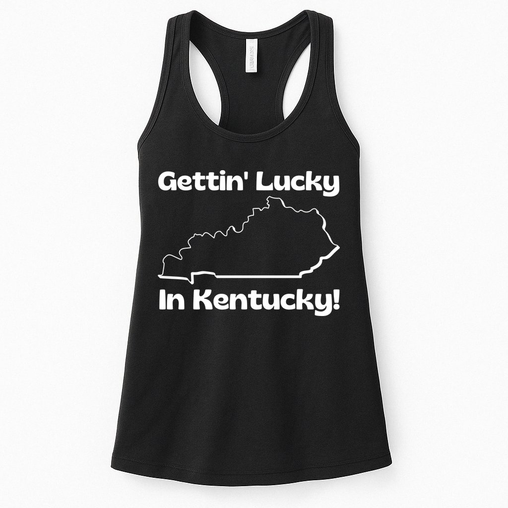 Gettin Lucky In Kentucky! School Of Rock Classic Graphic Womens Tank Top