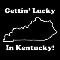 Getting Lucky In Kentucky Drawstring Bag