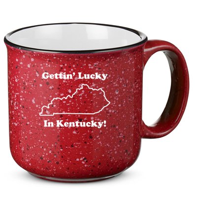 Getting Lucky In Kentucky 15oz Campfire Ceramic Mug