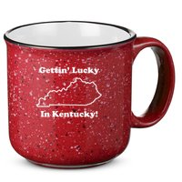Getting Lucky In Kentucky 15oz Campfire Ceramic Mug