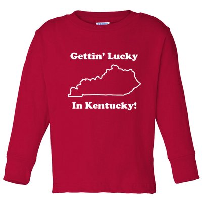 Getting Lucky In Kentucky Toddler Long Sleeve Shirt