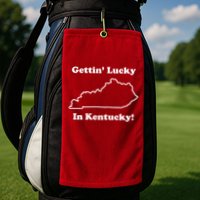Getting Lucky In Kentucky Golf Towel