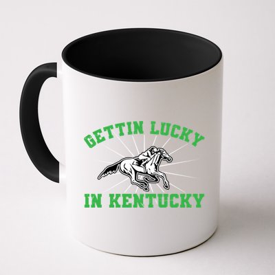 Getting Lucky In Kentucky Horse Racing Vintage Derby Gift Mug