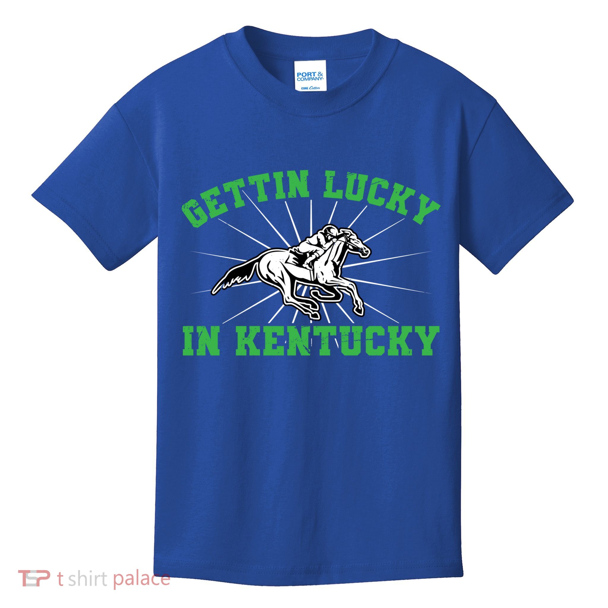 Getting Lucky In Kentucky Horse Racing Vintage Derby Gift Kids T-Shirt