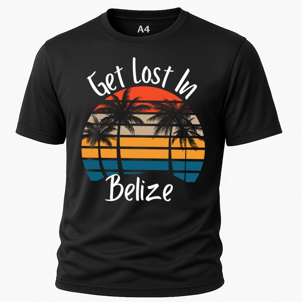Get Lost In Belize Tropical Vacation Matching Family Trip Cool Gift Cooling Performance Crew T-Shirt