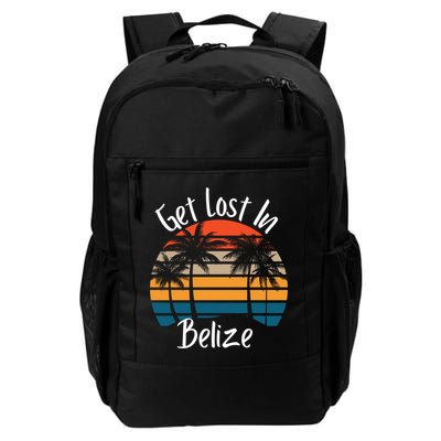 Get Lost In Belize Tropical Vacation Matching Family Trip Cool Gift Backpack