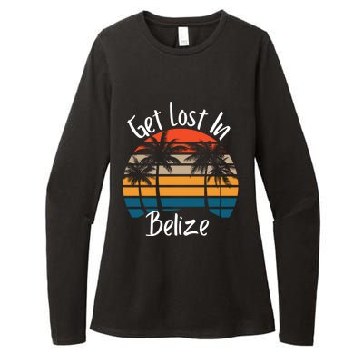 Get Lost In Belize Tropical Vacation Matching Family Trip Cool Gift Womens CVC Long Sleeve Shirt