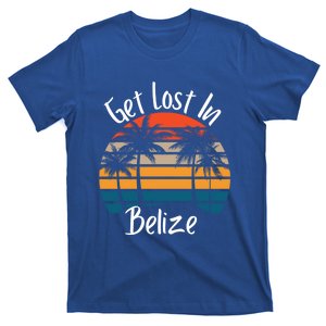 Get Lost In Belize Tropical Vacation Matching Family Trip Cool Gift T-Shirt