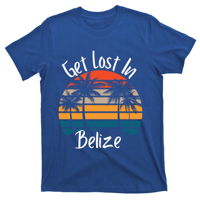 Get Lost In Belize Tropical Vacation Matching Family Trip Cool Gift T-Shirt