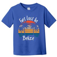 Get Lost In Belize Tropical Vacation Matching Family Trip Cool Gift Toddler T-Shirt