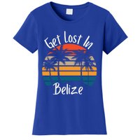 Get Lost In Belize Tropical Vacation Matching Family Trip Cool Gift Women's T-Shirt