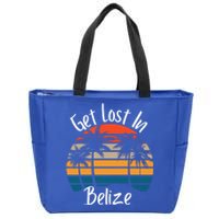 Get Lost In Belize Tropical Vacation Matching Family Trip Cool Gift Zip Tote Bag