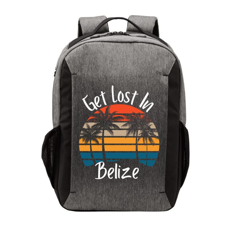 Get Lost In Belize Tropical Vacation Matching Family Trip Cool Gift Vector Backpack