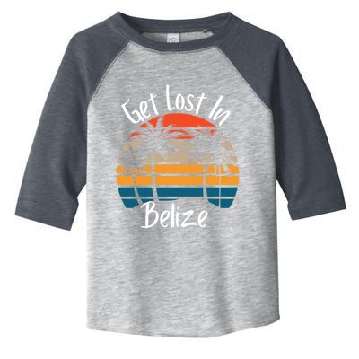 Get Lost In Belize Tropical Vacation Matching Family Trip Cool Gift Toddler Fine Jersey T-Shirt