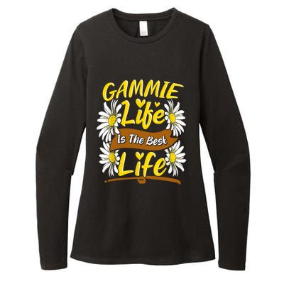 Gammie Life Is The Best Life Cute Gammie Mothers Day Gifts Womens CVC Long Sleeve Shirt