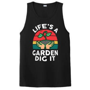 Gardenshirt Life Is Garden Dig It Women Funny Gardening PosiCharge Competitor Tank