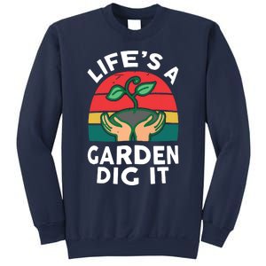 Gardenshirt Life Is Garden Dig It Women Funny Gardening Sweatshirt