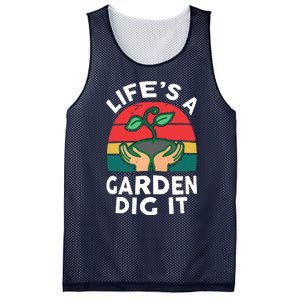 Gardenshirt Life Is Garden Dig It Women Funny Gardening Mesh Reversible Basketball Jersey Tank