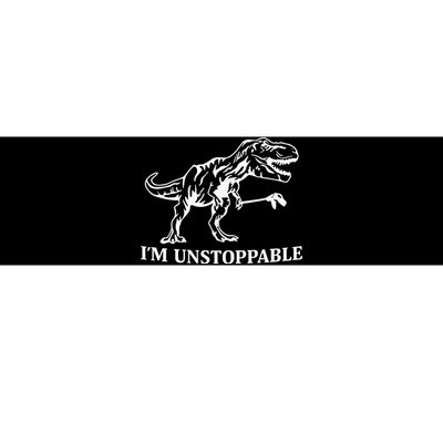 Greeneyed Lizard IM Unstoppable Bumper Sticker