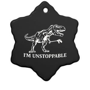 Greeneyed Lizard IM Unstoppable Ceramic Star Ornament