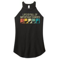 Golf Life Is Full Of Important Choices Women’s Perfect Tri Rocker Tank