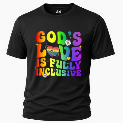 GodS Love Is Fully Inclusive Christian Jesus Lgbt Pride Meaningful Gift Performance Shirt